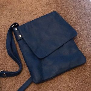 Bright blue Vera Pelle Purse